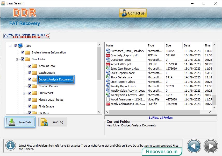 FAT Data Recovery Software