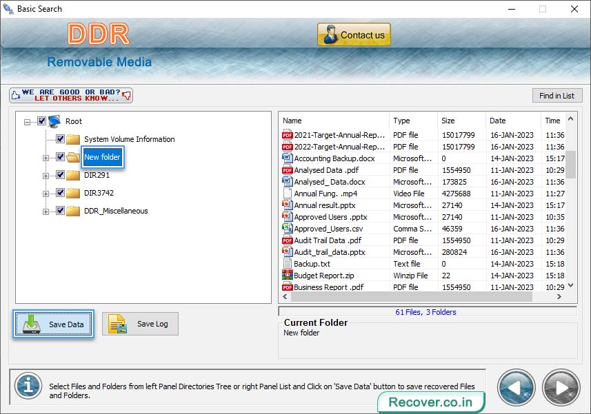 Removable Media Data Recovery Software